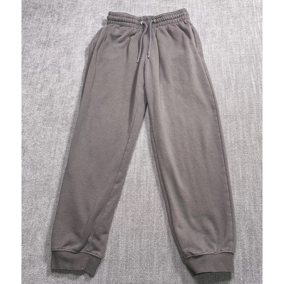H&M Other - H&M Regular Fit Sweatpants Mens XS Brown Fleece Tapered Joggers Drawstring